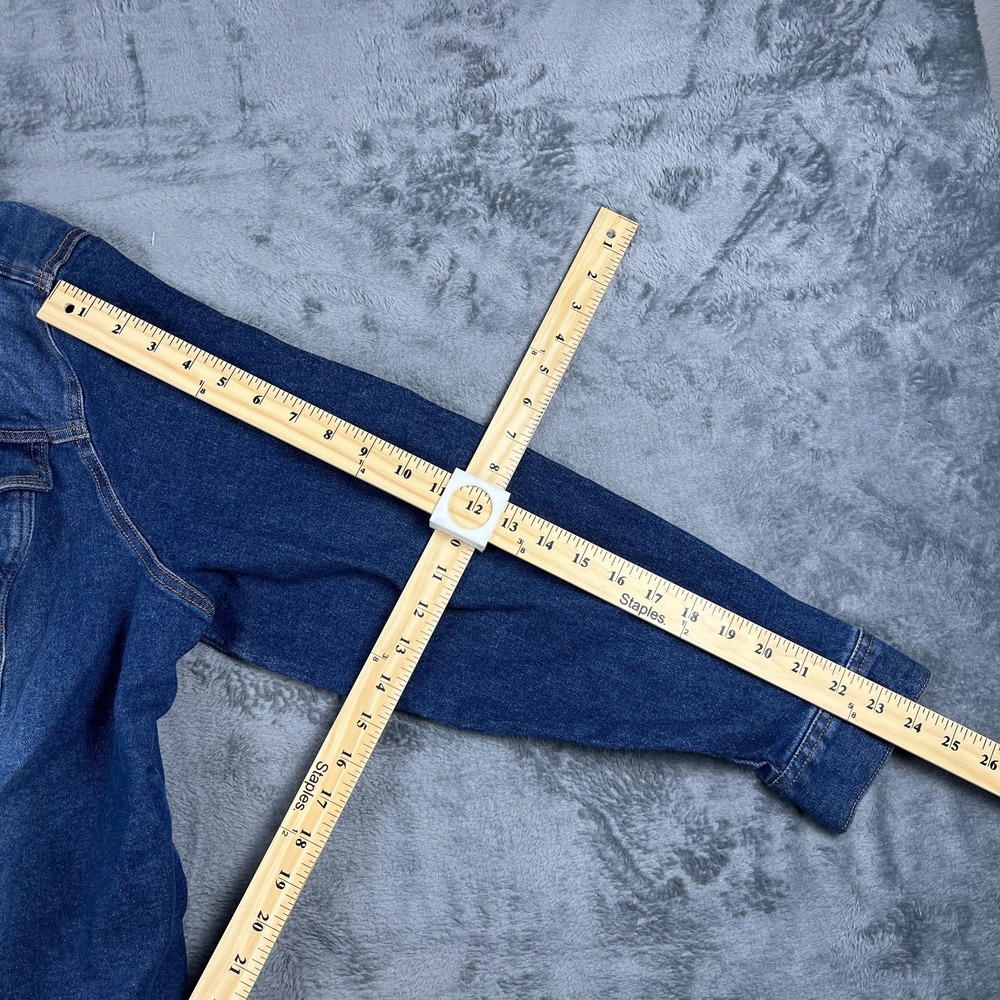 Cato C By Cato Est. 1946 Denim Trucker Jacket Womens 18/20W Blue Button Front - Picture 9 of 10